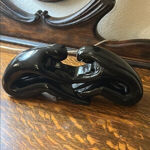 Elegant Black Abstract Sculpture